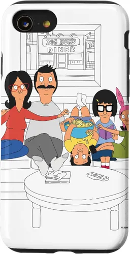 Vista 18 de Bob’s Burgers Bob Linda Gene Tina Louise Living Room Case for iPhone 17