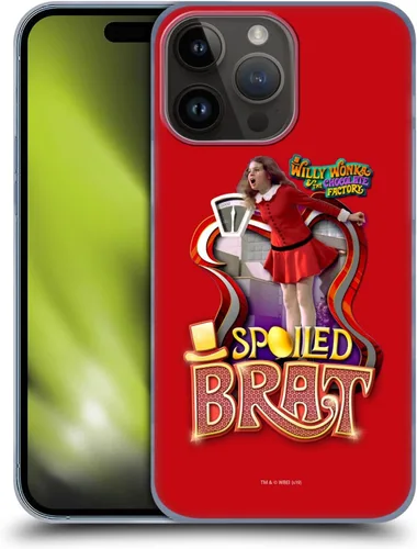 Vista 12 de Head Case Designs Funda rígida con licencia oficial de Willy Wonka y The Chocolate Factory Candy Bar Graphics compatible con Apple iPhone 15 Pro Max