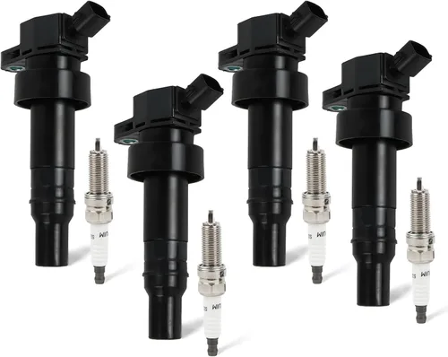 Vista 11 de Paquete de 6 bobinas de encendido UF242 y bujía de iridio IZFR5K11 compatible con Honda Accord Odyssey 3.0L 3.5L V6, Acura CL TL 3.2L V6 Reemplazar