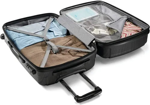 Vista 225 de Samsonite Winfield 2 Equipaje rígido con ruedas giratorias, Azul profundo, Juego de 3 piezas (20/24/28)