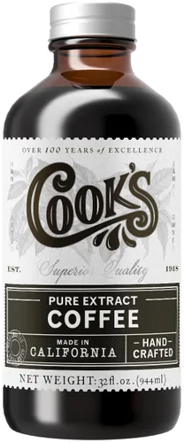 Vista 107 de Cook's, Sabor puro de vainilla sin alcohol, para cocinar, hornear, postres, extracto alternativo de vainilla de Madagascar sin alcohol, 8 onzas