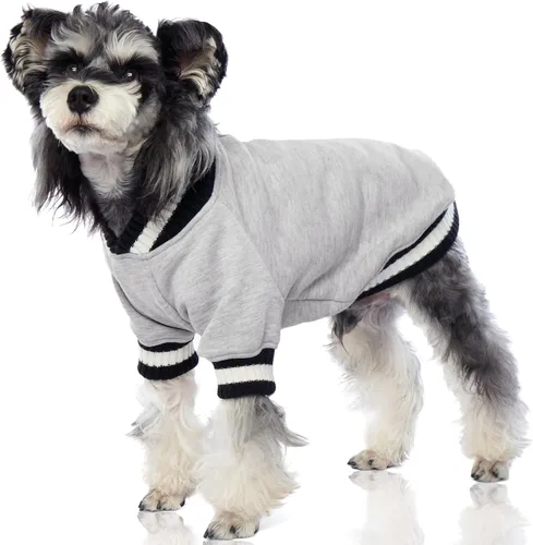 Vista 21 de FUAMEY Sudadera para Perro, Suéteres de Invierno para Perro, Ropa Cálida para Perro, Chaleco para Perro, Sudadera Gruesa para Cachorro, Suéter
