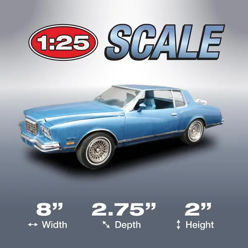 Vista 4 de MPC 1980 Chevy Monte Carlo Class Action 2T 1:25 Kit de modelo a escala 1:25