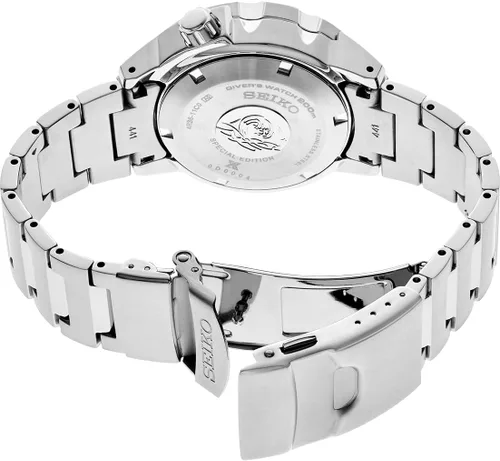 Vista 3 de Seiko SRPG57 Seiko Prospex - Reloj para hombre, color negro, 1.669in, acero inoxidable, Azul, tono plateado, Casual, buceador, deporte de lujo