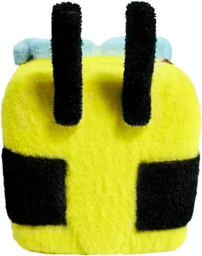 Vista 7 de Minecraft Mighty Mega Squishme (Abeja Cozie) Officially Licensed Minecraft Movie collectible. Soft slow-rise foam squishy, about 8 inches, with a