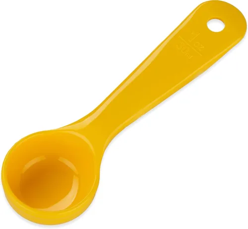 Vista 9 de Paquetes de cucharas de control de porciones con codificación cromática de mango corto Carlisle, Castaño Rojizo, 1
