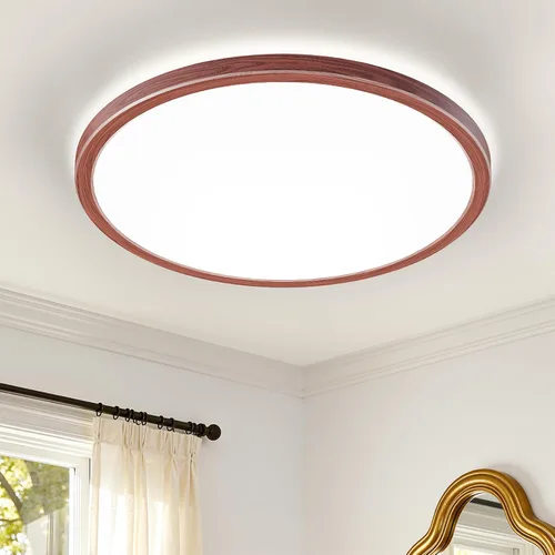 Vista 9 de BLNAN Lámpara de techo LED regulable con control remoto, 12 pulgadas, 3000 K-6500 K, color de luz ajustable, moderna lámpara de techo ultrafina