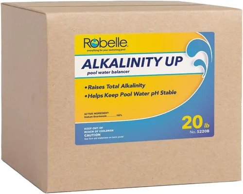 Vista 5 de Robelle Alcalinidad premium de 5 libras para piscinas, aumento de alcalinidad para piscinas, 100% bicarbonato de sodio
