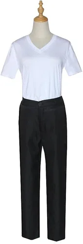Vista 3 de My Hero Academia - Disfraz de cosplay de Dabi para cosplay, chaqueta negra, uniforme de Halloween