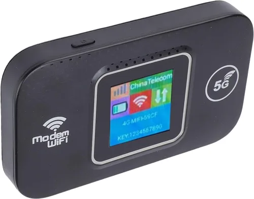 Vista 4 de VBESTLIFE Enrutador WiFi móvil 4G LTE con ranura para tarjeta SIM, dispositivo de punto de acceso portátil de viaje de 300 Mbps, módem de Internet