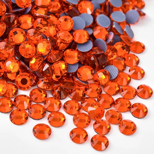 Vista 22 de Jollin Hot Fix - Diamantes de imitación de cristal con parte trasera plana, gemas de diamantes de imitación de 0.079 pulgadas
