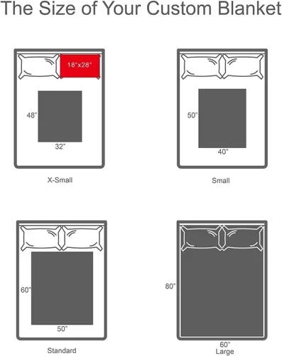 Vista 6 de Mantas de bebé personalizadas para niñas y niños con nombre – Mantas de bebé recién nacido, mantas para cama de bebé con nombre – Manta con nombre