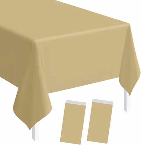 Vista 49 de SietDESEO - Paquete de 2 manteles a cuadros azul y blanco, 54 x 108 pulgadas, mantel premium desechable de plástico para picnic, diseño gingham