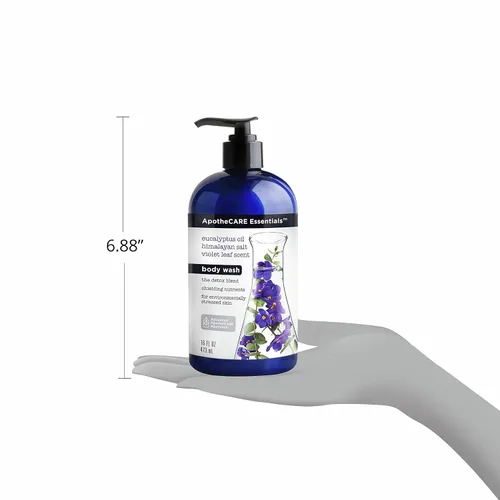 Vista 4 de ApotheCARE Essentials The Detox Blend Gel de baño Eucalyptus 16 oz