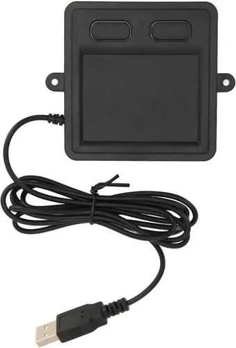 Vista 2 de Panel táctil USB con cable, mouse portátil para computadora de escritorio, computadora portátil, ultra delgado, 2, navegación multitáctil