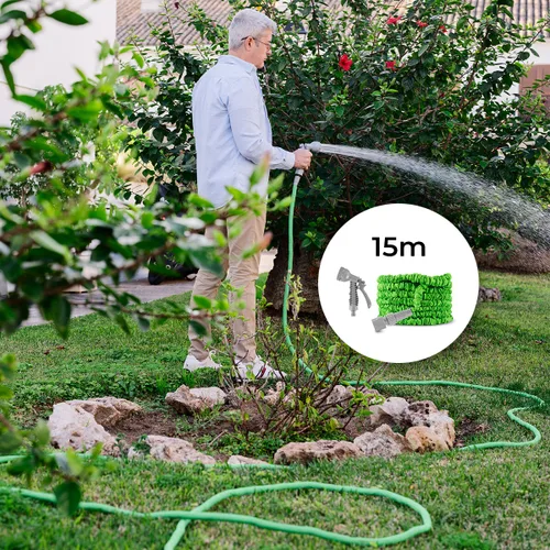 Vista 2 de Manguera de Jardín Extensible Hoostend InnovaGoods 15 m