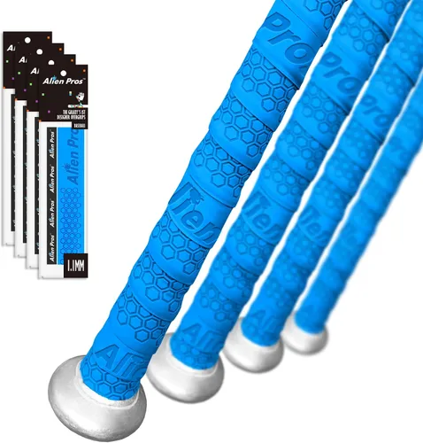 Vista 13 de ALIEN PROS - Cinta de agarre para bate de béisbol (2 agarres/4 agarres), 1.1 mm, precortada y sensación Pro – Reemplazo para agarre de bate