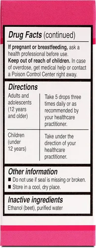 Vista 3 de UNDA 202 Compuestos numerados Preparación homeopática 0.7 onzas líquidas