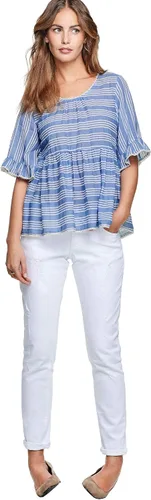 Vista 5 de ellos Blusa de manga con volantes para mujer, talla grande