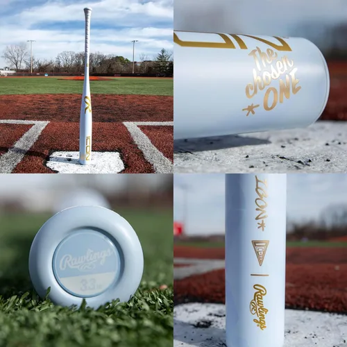 Vista 4 de Rawlings 2026 ICON The Chosen One Bate de béisbol BBCOR -3 Drop Barril de 2 5/8 pulgadas 1 pieza Compuesto