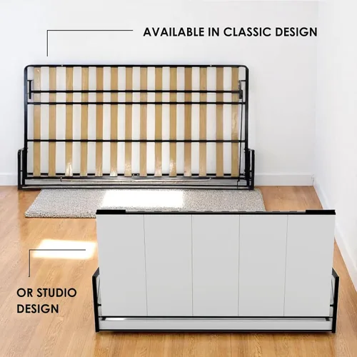 Vista 9 de Cama Murphy - Cama Murphy Twin - Cama plegable - Horizontal - 30" x 75" - Clásica