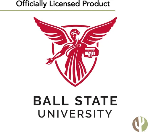 Vista 7 de Desert Cactus Bandera de jardín de la Universidad Estatal de Bola BSU Cardinals Ball U Banner 100% poliéster (diseño A)