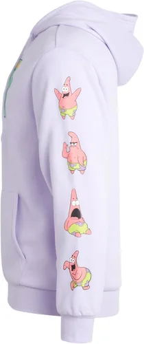 Vista 6 de Nickelodeon Sudaderas con capucha para hombre - Sudaderas unisex de forro polar con diseño gráfico de SpongeBob y Patrick - Sudaderas casuales