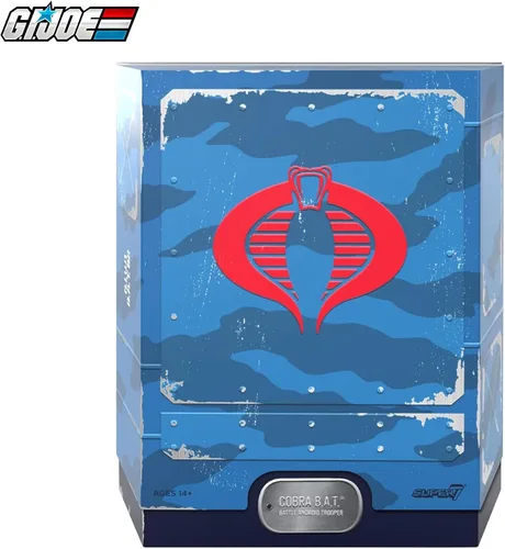 Vista 8 de Super7 ULTIMATES! G.I. Joe Cobra B.A.T. (Comic) - Figura de acción de G.I. Joe de 7 pulgadas con accesorios, coleccionables clásicos de dibujos