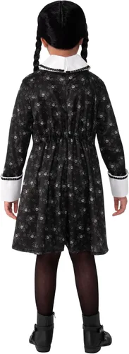 Vista 2 de Rubie's Girl The Addams Family Classic Miércoles