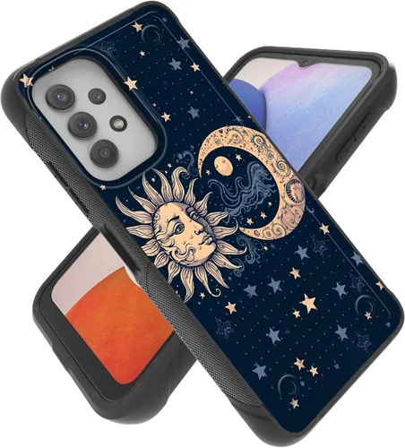 Vista 37 de Funda para Samsung A32 5G, Galalxy A32 5G, resistente a prueba de golpes, policarbonato duro + funda protectora de silicona suave TPU flexible