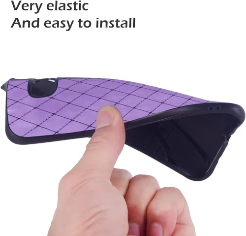 Vista 2 de Asuwish Funda de teléfono para LG G8 ThinQ Funda delgada de goma suave, resistente a los golpes, resistente, ligera, flexible, antideslizante