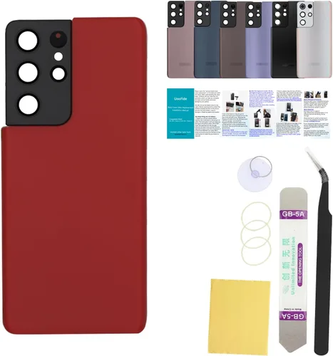 Vista 88 de Compatible con Samsung Galaxy Note 8 - Carcasa trasera de repuesto de cristal de 6.3 pulgadas, SM-N950, todos los portadores con manual de Negro