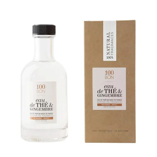 Vista 8 de 100BON Eau De The & Gingembre - Aroma de té y jengibre para mujeres y hombres, fragancia orgánica energizante, notas dulces, cítricas y picantes