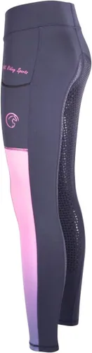 Vista 5 de AK AKRS 6058 - Mallas de equitación transpirables con agarre de silicona para asiento completo, color arcoíris