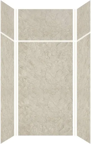 Vista 56 de Transolid EWKX363696-41 Expressions - Kit de pared de ducha de 6 paneles con extensión, 36 pulgadas de largo x 36 pulgadas de ancho x 96 pulgadas