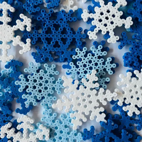 Vista 5 de Fuse Beads - 6000 cuentas de hierro fundido de 0.197 in, color azul, compatibles con Perler y Hama