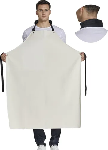 Vista 10 de Delantal de goma impermeable para carnicero resistente al aceite resistente a los productos químicos delantales de seguridad para limpiar peces