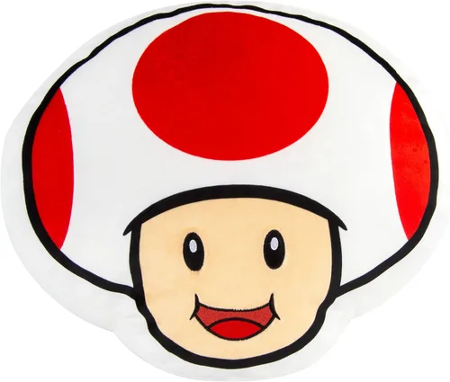 Vista 2 de Club Mocchi- Mocchi- Nintendo Super Mario Peluche - Peluche de Toad - Peluches Suaves Coleccionables - 15 Pulgadas