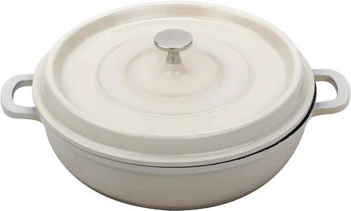 Vista 12 de G.E.T. CA-101-BK/BK/CC Heiss® - Mini bandeja para hornear/cazuela de aluminio fundido de bajo consumo, 10 onzas, color negro