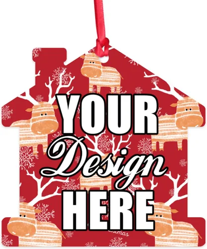 Vista 12 de Adornos de Navidad personalizados, colgante de cerámica personalizado con foto, texto/imagen, adorno colgante personalizado para parejas, niños