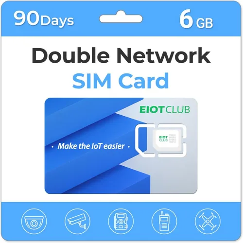 Vista 8 de Tarjeta SIM de datos EIOTCLUB para dispositivos IoT desbloqueados, 2 GB de 30 días, red dual Unlocked cameras, routers and tablets, USA coverage