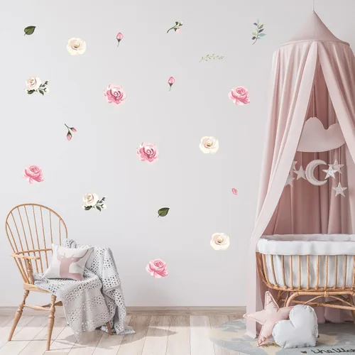 Vista 16 de Calcomanías de pared de cactus - Juego de 12 calcomanías de vinilo de 8 pulgadas para pared para guardería, dormitorio, cocina, aula, decoración