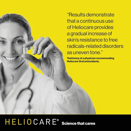 Vista 6 de Heliocare Suplemento Avanzado de Niacina B3: Extracto Fernblock PLE 240mg Por Porción - Apoya la Salud de las Células de la Piel con Vitamina B3