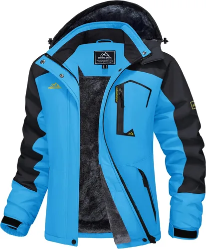 Vista 20 de MAGCOMSEN Chaqueta de Esquí para Mujer Impermeable Aislada Chaqueta de Nieve Cálida Resistente al Viento Abrigos de Invierno con Capucha Chaqueta