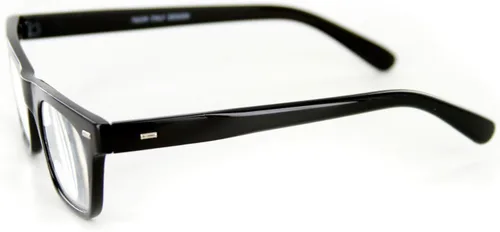 Vista 3 de Dapper" Geek-Chic - Gafas de lectura de moda para hombres jóvenes que leen con estilo. Negro 1.25
