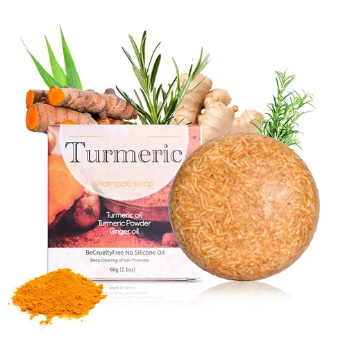 Vista 5 de Barra de champú de carbón de bambú, limpieza profunda, cabello seco hidratante con jabón sólido natural, champú de limpieza hidratante para control