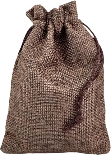 Vista 26 de Palmhomee Paquete de 20 bolsas de regalo de arpillera con cordón, bolsas de joyería de lino, bolsas de yute de boda para joyas y bolsas