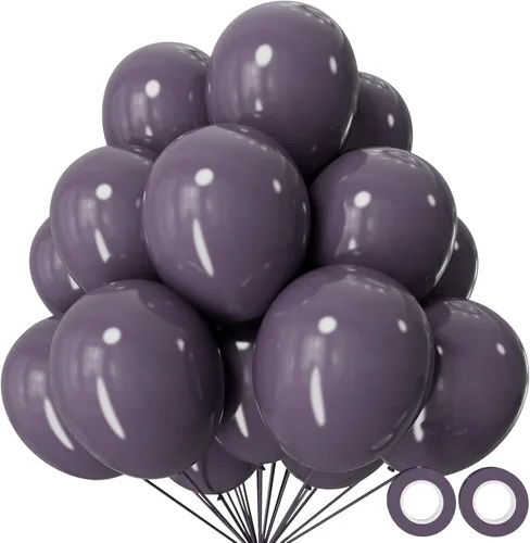 Vista 18 de 110 globos negros pequeños de látex negro de 5 pulgadas, mini globos negros gruesos de cumpleaños para decoración de bodas, baby shower. B01-negro