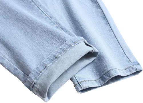Vista 6 de Jeans rasgados para hombre, ajustados, elásticos, desgastados, cómodos, de moda