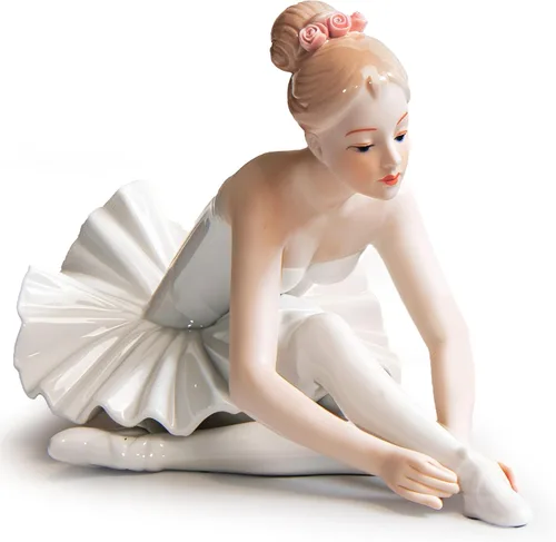 Vista 10 de MTME - Figuras de porcelana para ballet, estatua esculpida, artesanía, artículos de arte, escultura, decoración del hogar